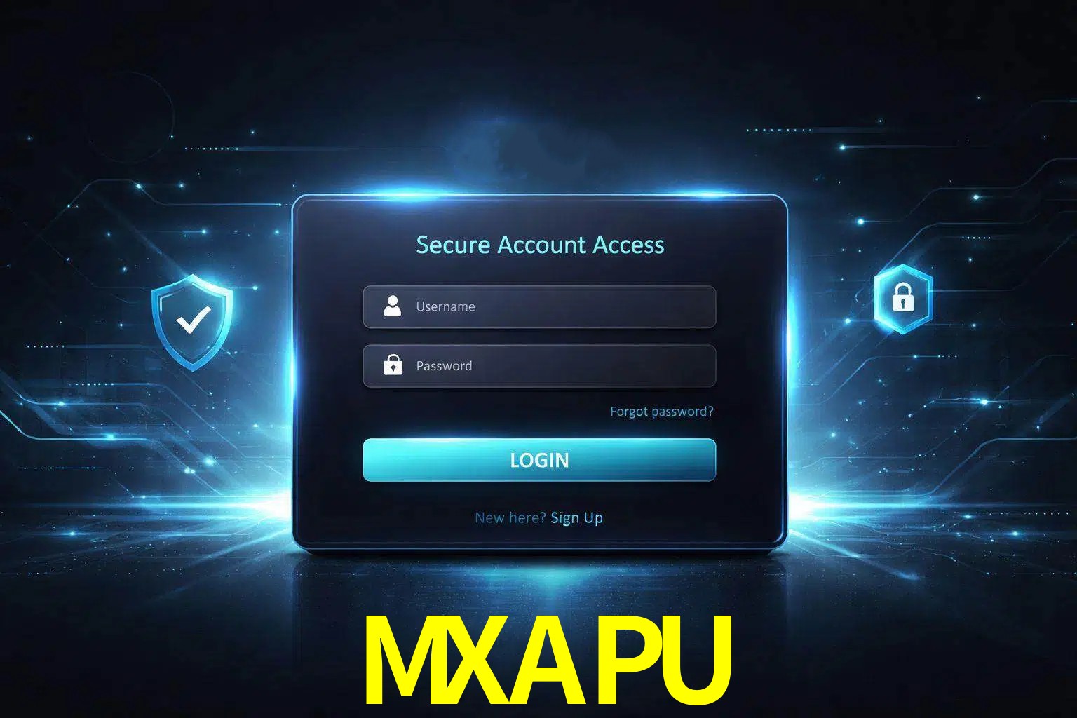 Pantalla de inicio de sesión de cuenta MXAPU para usuarios en México
